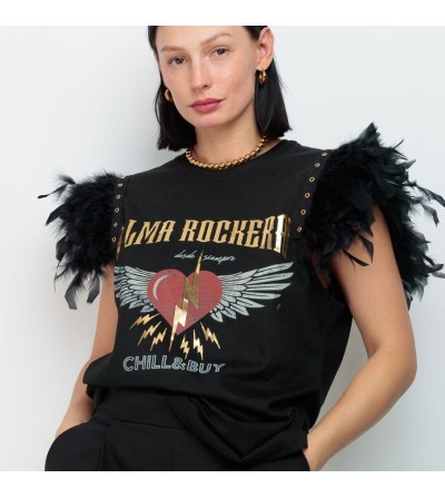 Camiseta Plumas